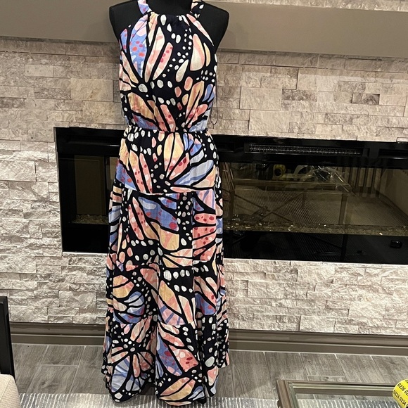 Fate Dresses & Skirts - Fate Multicolor Abstract Maxi Dress size Medium
